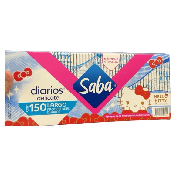 Saba x Hello Kitty 150 Count Pantyliners - Picture 1 of 3